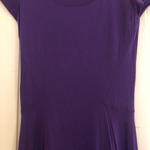 Ralph Lauren Purple cap sleeve dress - Picture 4 of 5